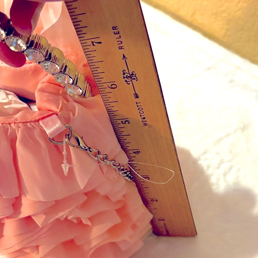 🌸 NWOT Sincerely Jules Pink Ruffled Clutch 🌸 - Picture 6 of 7